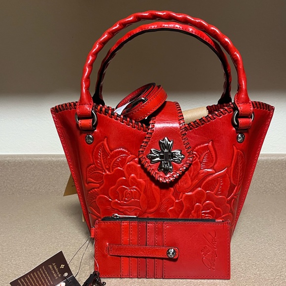 Patricia Nash Other Patricia Nash Red Leather Purse And Matching